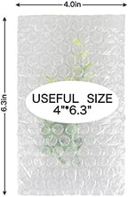 50Pcs Bubble Out Bags, Yision 4 x 6Inches Bubble Out Pouch Small Bag, Double Walled Bubble Cushioning Bags for Packing Dishes Moving, Shipping, and Packing Supplies for Glasses Plates