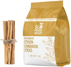 Slofoodgroup -Ceylon Cinnamon Sticks - 1 Lb - Pure Ceylon Cinnamon Quills -5 Inch Cut Cinnamon Spice from Sri Lanka, True Cinnamon - Cinnamomum Verum