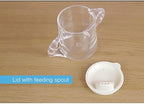 NRS Healthcare Two Handled Caring Mug Plastic - with Spout Lid
