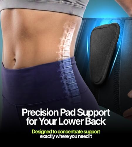 Back Brace for Lower Back Pain Relief 2XL, Lumbar Support Belt for Men & Women with Lumbar Pad, Ergonomic Design and Soft Breathable Material, Adaptive Fit for Herniated Disc, Sciatica, Scoliosis