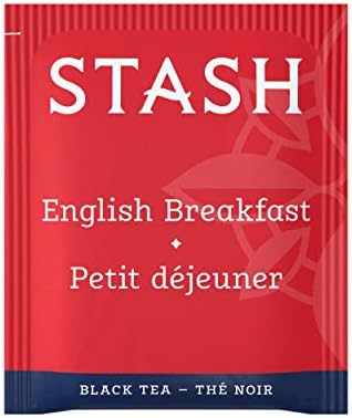 Stash Tea English Breakfast Black Tea, Box of 100 Tea Bags