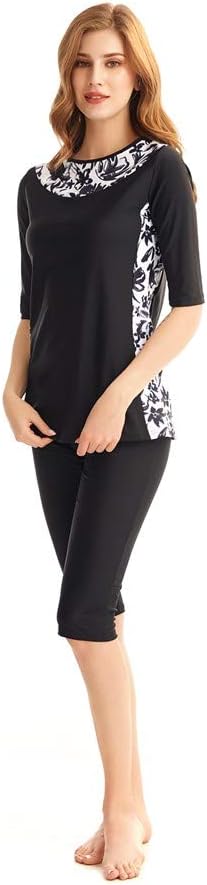 Muslim Modest Swimwear Surfing Suit Short Sleeve Swimsuit Burkini Modesty Swimming Costume
