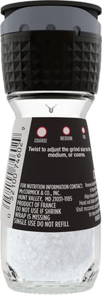 McCormick Sea Salt Grinder, 2.12 oz (Pack of 2)