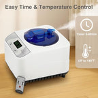 Sauna Steamer Machine for Home, 1300W 1.8qt Steam Generator, Portable Steamer Pot with Remote Control, Oil Diffuser, 5-60 min Timer, 9 Levels, Heat up to 140°F