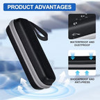 Toothbrush Travel Case for Oral-B/Oral-B Pro 1000 1500 5000 7000 7500 6000 9600/ Phlips Sonicare 4100 5100 1100 6100 5300 Electric Toothbrush, Portable Hard Protective Storage Bag (Black)