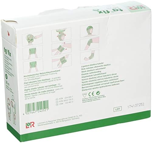 Lohmann & Rauscher tg fix 25 m Roll of Tubular Mesh, Size C, Small Head, Arm, Leg by Lohmann&Rauscher