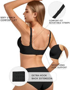 Women's Full Coverage Wireless Bra, Jelly Comfort & Lift Push Up Support, Seamless No Underwire Everyday T-Shirt Bralette