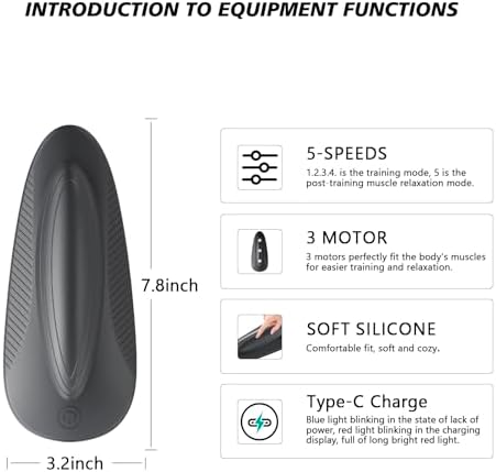 Kegel Exerciser for Tightening&Strengthening Muscle Control Training, Suitable for Both Men and Women, Muscle Endurance Recovery and Relaxation, Hip Muscle Strength Training