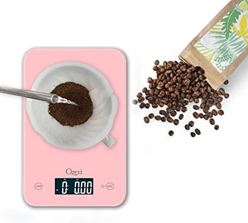 Ozeri Touch Professional Digital Kitchen Scale (12 lbs Edition) in Tempered Glass
