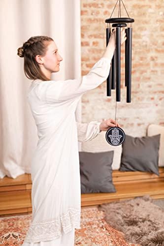 Hamsa Meditation Chimes for Relaxing Sound Healing, 2-YEAR WARRANTY