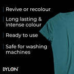 Dylon Washing Machine Fabric Dye Pod for Clothes & Soft Furnishings, 350g – Emerald Green