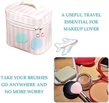 Zerone Silicone Makeup Brush Protector, Reusable Brush Cover for Storage & Travel, Dustproof Brush Organizer Case for Cosmetic Brushes, Green, 1 Pack