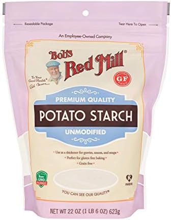Bob's Red Mill Potato Starch, 22oz (Pack of 4) - Non GMO, Vegan, Kosher