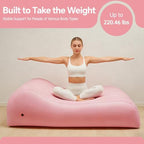 BBL Bed After Surgery for Sleeping, Inflatable Mattress Chair Sofa with Hole, Brazilian Butt Lift Recovery Pillow Post Surgery Air Couch for Home