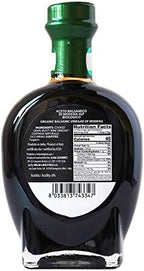 Organic Super Dense Italian Balsamic Vinegar of Modena I.G.P. | No Added Sulfites/Caramel | USDA and ICEA Certified | 250 Milliliter | 8.5 Fluid Ounce