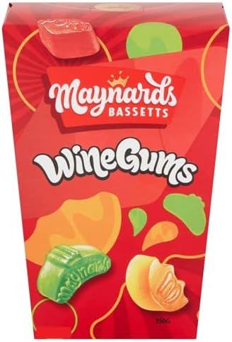 Maynards Wine Gums Carton 350g (Pack of 6)