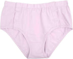 Comfortable Adaptive Underwear - Hospital-Ready Undergarments for Elderly Women with Easy Closure and Elastic Design, Ideal for Post-Surgery and Incontinence Care (Pink, Large)