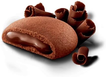 Vicenzi: "Grisbi Chocolate" Italian Shortcrust Biscuits filled with Chocolate Cream * 5.3 Ounces (150g) Package (Pack of 8) * [ Italian Import ]