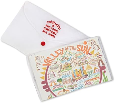 Catstudio Phoenix Dish Towel, U.S. City Souvenir Kitchen and Hand Towel, Perfect Tea Towels for Phoenix Lovers, Travel Souvenir, Housewarming Gifts, Couple Gifts