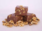 Betsy's Fancy Fudge Artisan Fudge Gift Box-4 Gourmet Flavors (Chocolate, Maple Walnut, Peanut Butter, Chocolate Walnut) 1 LB Handmade Maine Fresh Fudge, Gluten Free Candy