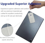 TENS Unit Replacement Pads 10 Pcs, TENS Unit Electrode Pads 2"x4", Large Reusable TENS Pads Replacement for Multiple Pain Relief, Compatible with TENS 7000, AUVON, Etekcity, Nicwell Care TENS Machines