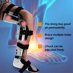 Adjustable Full Leg Stabilizer Knee Orthosis Splint, Hip Knee Ankle Foot Orthosis for Hip Fracture Rehabilitation Equipment Fixed Brace of Lower Limb Paralysis Leg, Hip Abduction Brace