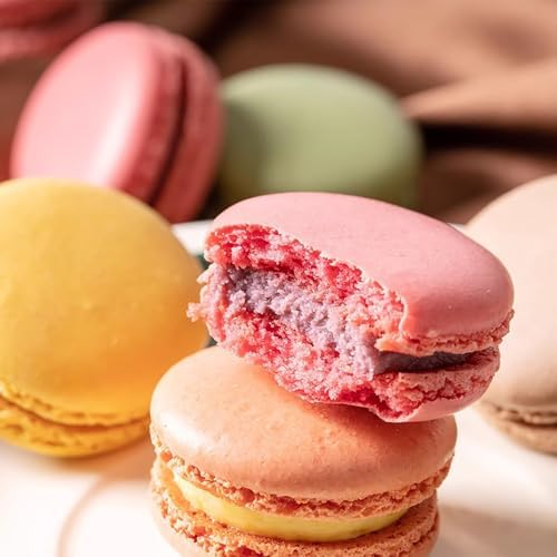 24 pcs French Macarons Gift Box,Macaroons Cookies To Eat,Exquisite Flavors,Macaroon,Unique Flavor