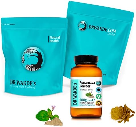 DR WAKDE's Punarnava Powder (Boerhavia diffusa) - 100g (3.5oz) | Pure, Raw & Dried Powder | Ayurvedic Herb | Vegan |