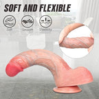Sex Toys for Women Realistic Dildo - 8.5 inch Adult Toys Silicone Dildo with Strong Suction Cup, Male Sex Toy Soft Dual-Density Anal Dildo, Adult Female Sex Toys & Games Lifelike Fake Penis
