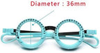Optical Optic Trial Lens Frame - Optical Optic Trial Lens Frame - Trial Frames Optometry - Optometry Optician Eye Eyewear Eyeglasses Test Tool - Titanium Trial Frame Fixed PD(62mm), Blue
