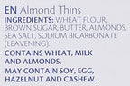 Jules Destrooper Almond Thins - Caramelized Almond Cookies, Certified Kosher Dairy, Non-GMO, Authentic Biscuits Made in Belgium - 3.5 Oz, Pack of 12