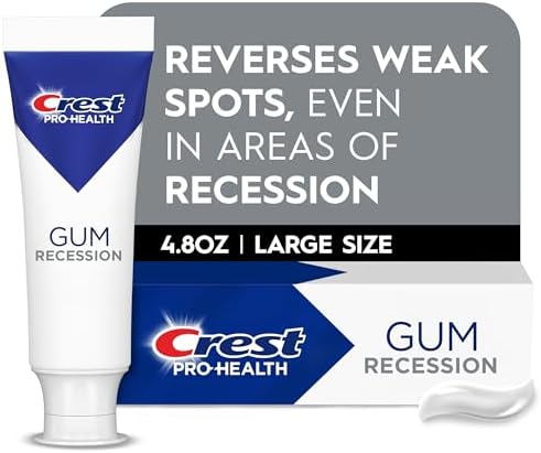 Crest Pro-Health Gum Recession Toothpaste 4.6 oz - Anticavity, Antibacterial Flouride Toothpaste, Clinically Proven, Gum Protection Even in Areas of Recession