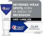 Crest Pro-Health Gum Recession Toothpaste 4.6 oz - Anticavity, Antibacterial Flouride Toothpaste, Clinically Proven, Gum Protection Even in Areas of Recession