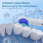 Replacement Toothbrush Heads Compatible with Oral B Braun Electric Toothbrush, 8 Pack Precision Clean Brush Heads for Oral B 7000/Pro 1000//3000/5000/8000/9600