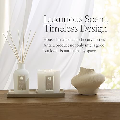 Antica Farmacista Reed Diffuser Gift Box - Luxury Room Freshener for Anniversaries, Birthdays & Holidays - Includes Prosecco, Neroli & Tonic, Santorini, 3.4 fl oz Each