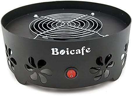 Coffee Bean Cooler Electronic Bean Cooling Machine with 304 Stainless Steel Mesh Two Layers 1.3lb Big Capacity Household Roasting (2 Layers)
