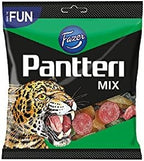 Fazer Pantteri Mix - Salty Licorice - Salmiak - Fruity - Wine Gums - Candies - Sweets