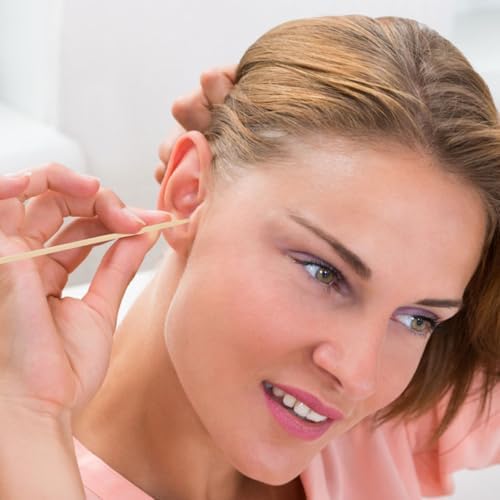 Healifty Ear Pick Bamboo Earwax Removal Spoon Tool 5pcs