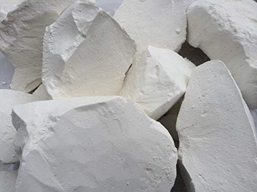WHITE MOUNTAIN edible Chalk chunks (lump) natural for eating (food), 1 lb (450 g)