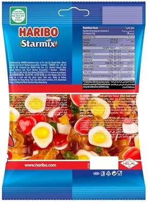 Haribo Starmix Sweets Bag 160g, (Pack of 1)