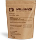 MB Herbals Pure Anacyclus pyrethrum Root Powder 3.5 oz / 100 Gram | Akarkara | Akar Kara | Pellitory | Longwort Root Powder | Spanish Chamomile Root Powder