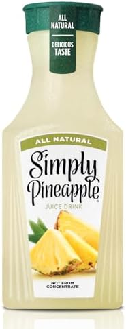 SIMPLY PINEAPPLE FRUIT DRINK, 52oz