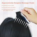 Portable Stainless Steel Scalp Massager - Guasha Scraping Tool for Head, Neck, Shoulders, Legs & Arms - Ideal for Soothing Relief (Comb Shape)