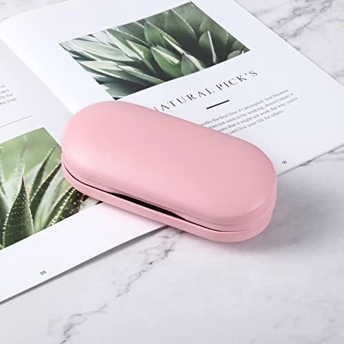 AITIME Contact Lens Case, Contact Box Kit, 2 in 1 Double Sided Portable Contact Lense Case and Eyeglasses Case, with Marbling, Multifunction, Durable, Compact, Portable Storage Kit