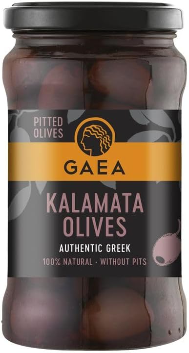 Gaea Pitted Kalamata Olives 290g (Pack of 4)