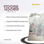 Premium Ofada Rice (10 Lbs) – 100% Organic Brown Rice | Authentic Nigerian Whole Grains, Perfect for Stews & African Dishes | Raw, Unrefined, Unprocessed and Unpolished For Soothing Satisfaction