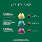 Starbucks by Nespresso Vertuo, Blonde, Medium, and Dark Roast Variety Pack Coffee, 30-count Coffee Pods, Brews 7.8 oz.