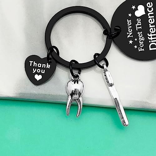 Baipilu Dentist Gifts Appreciation Keychain Dental Hygienist Office Orthodontist Gift Dental Assistant Dental Student Gift