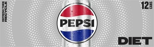 Diet Pepsi Cola Soda, 12 Fl Oz Cans (Pack of 12)