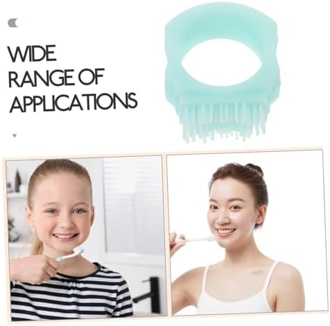 Gatuida Portable Silicone Toothbrush Storage Case Soft Bristle Mini Toothbrush for Kids Adults Travel-Friendly Oral Cleaner